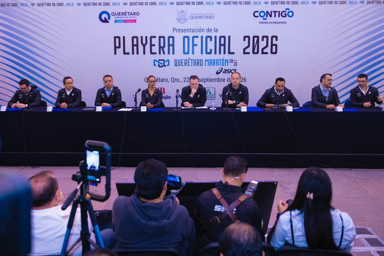 Querétaro se prepara para correr: presentan playera y rutas del Maratón 2026